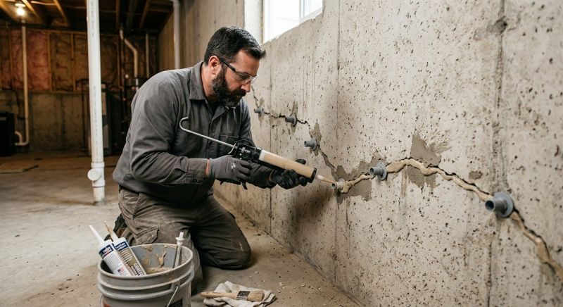 Basement Crack Repair in Salt Lake City, UT