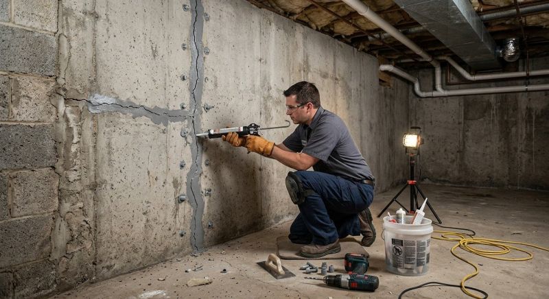 Basement Crack Repair in Salt Lake City, UT