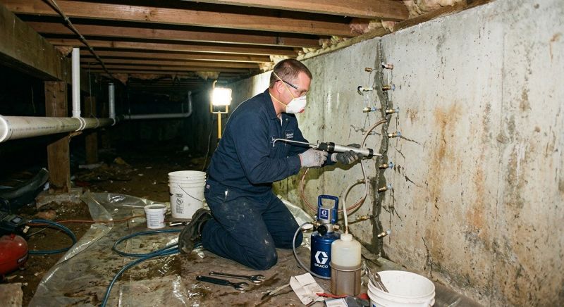 Basement Crack Repair in Salt Lake City, UT