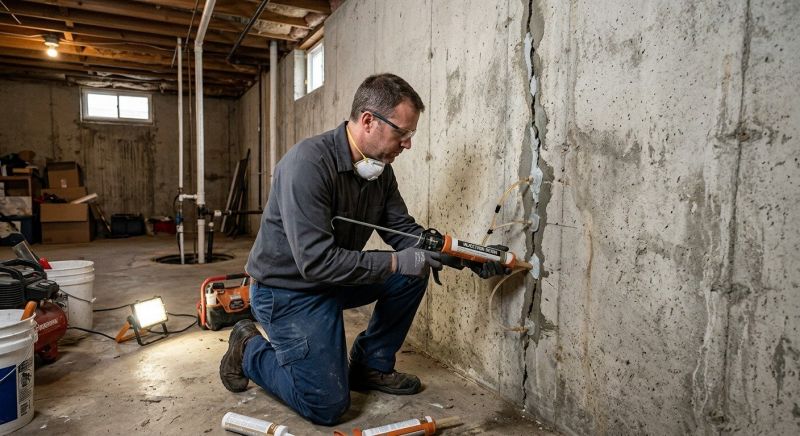 Basement Crack Repair in Salt Lake City, UT
