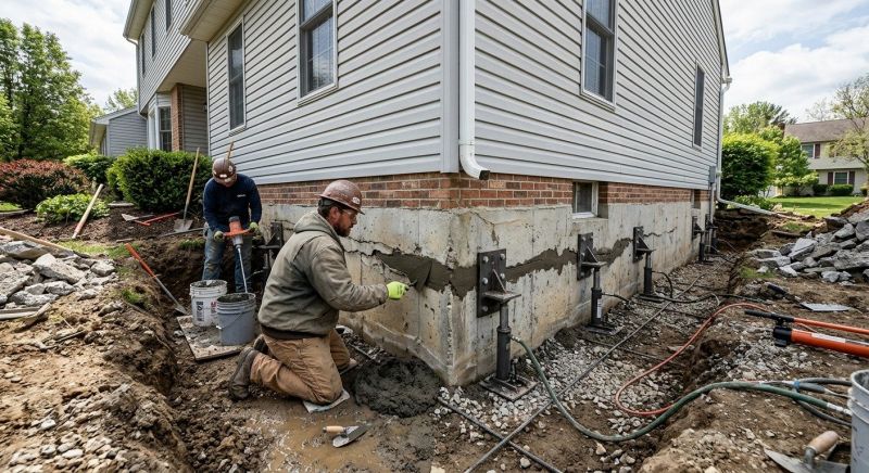 Basement Foundation Repair in Centerville, UT