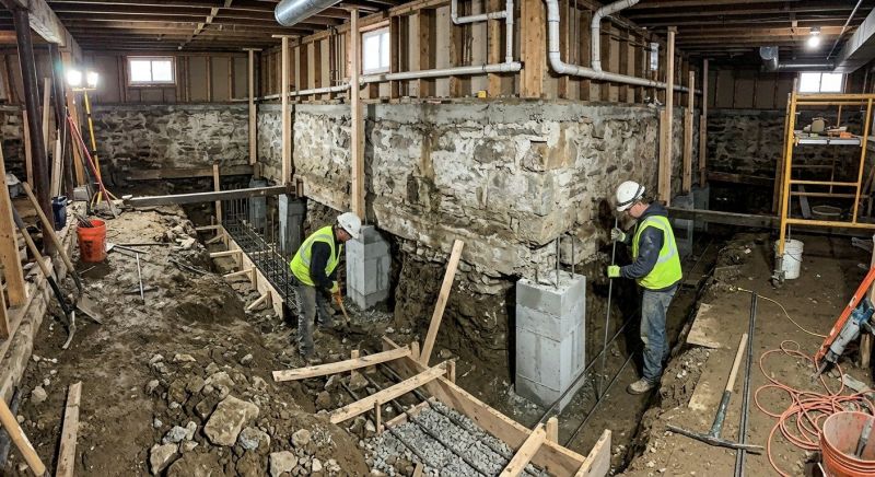 Basement Underpinning in Salt Lake City, UT