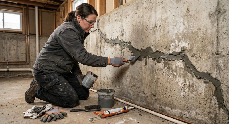 Cracked Basement Floor Repair in Salt Lake City, UT