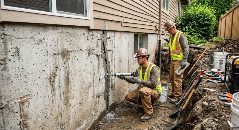 Cracked Foundation Repair in Bountiful, UT