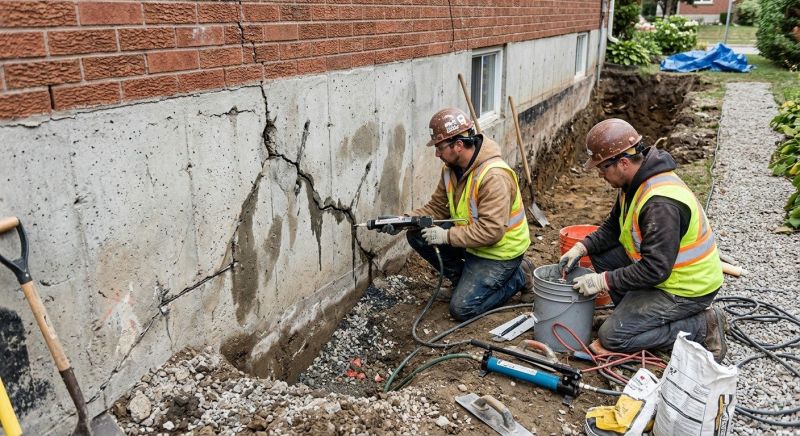 Cracked Foundation Repair in Bountiful, UT