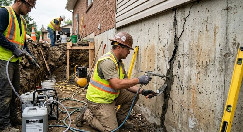 Cracked Foundation Repair in Salt Lake City, UT