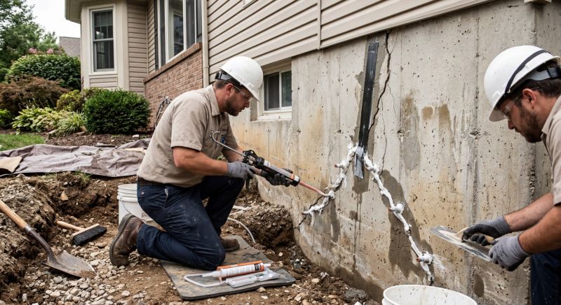 Cracked Foundation Repair in Salt Lake County, UT