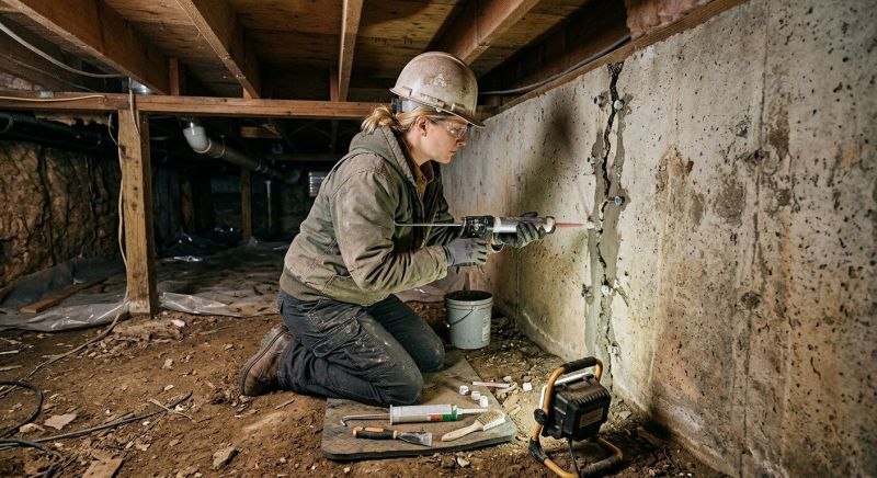 Crawlspace Foundation Repair in Woods Cross, UT