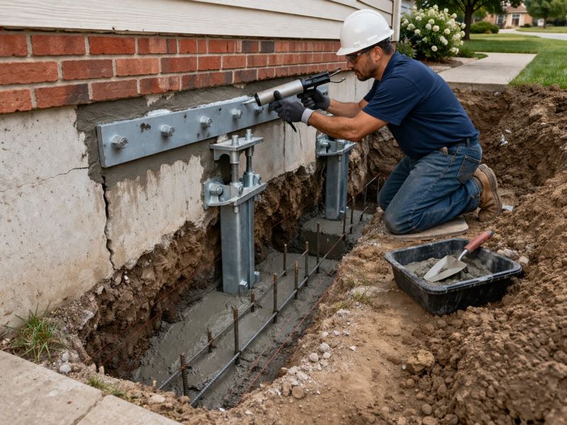 Exterior Foundation Repair in Salt Lake City, UT