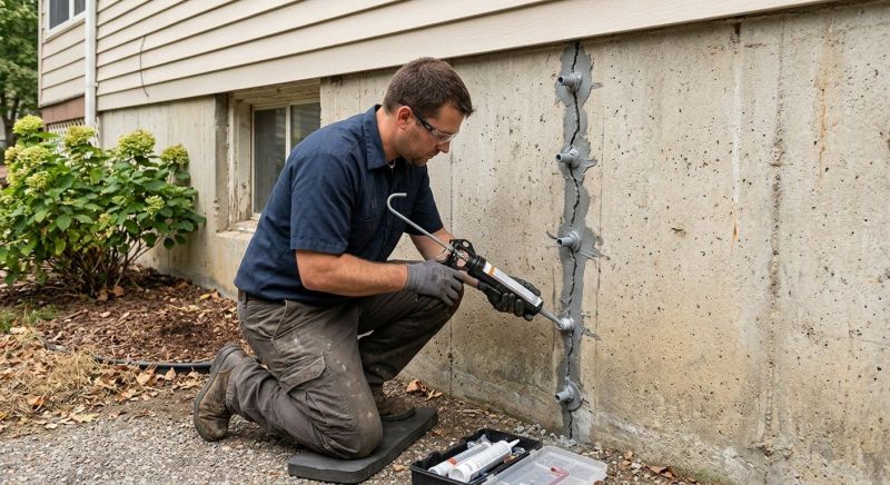 Foundation Crack Sealing in Salt Lake City, UT