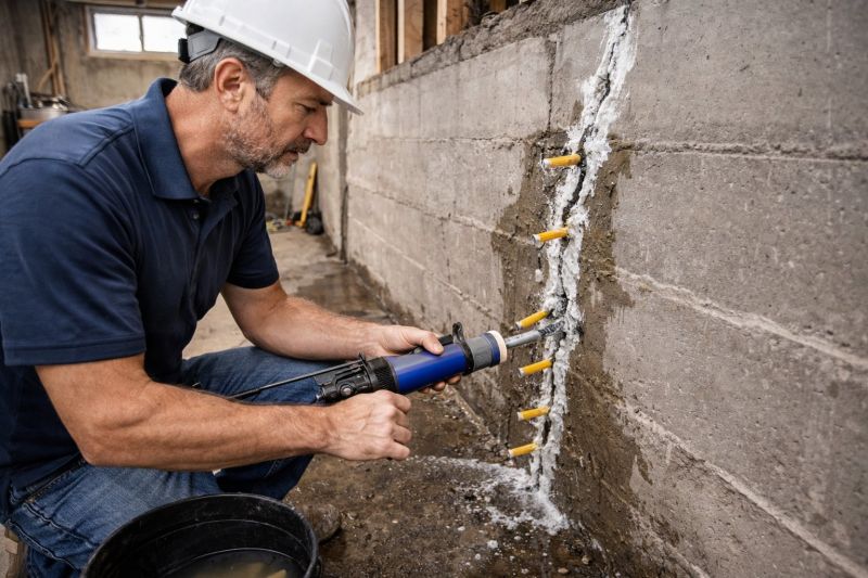 Foundation Crack Sealing in Salt Lake City, UT