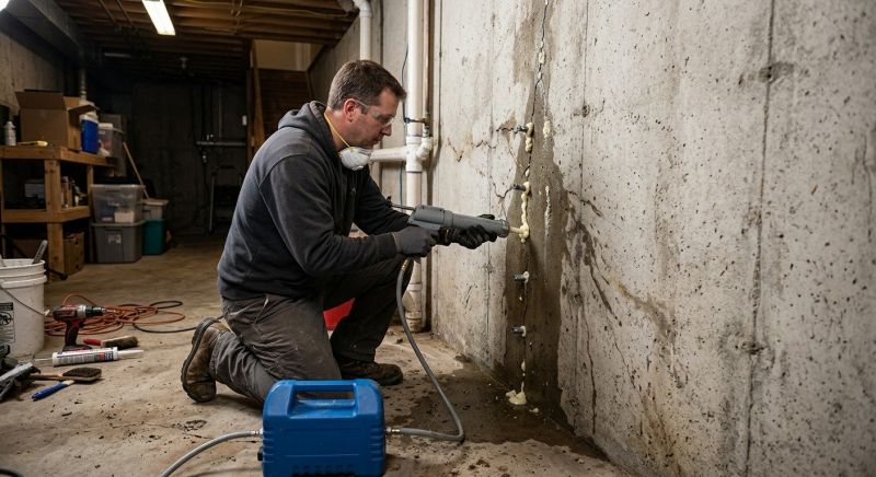 Foundation Crack Sealing in Salt Lake City, UT