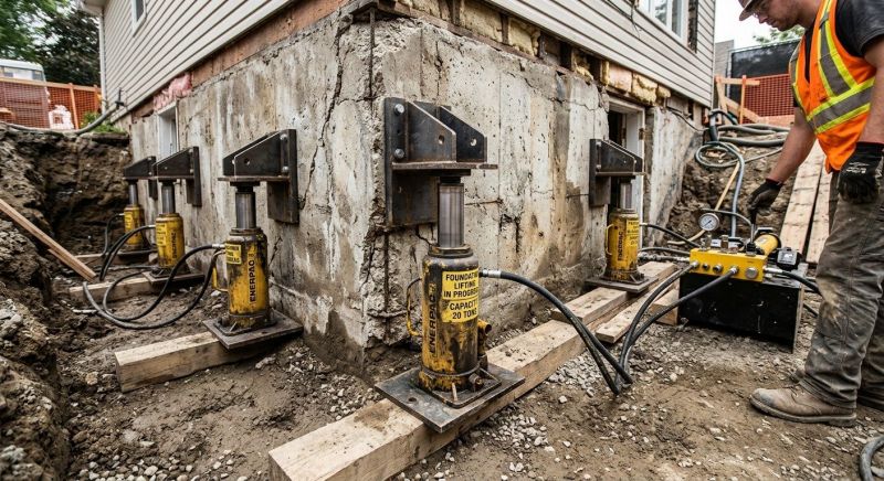 Foundation Jacking in Draper, UT