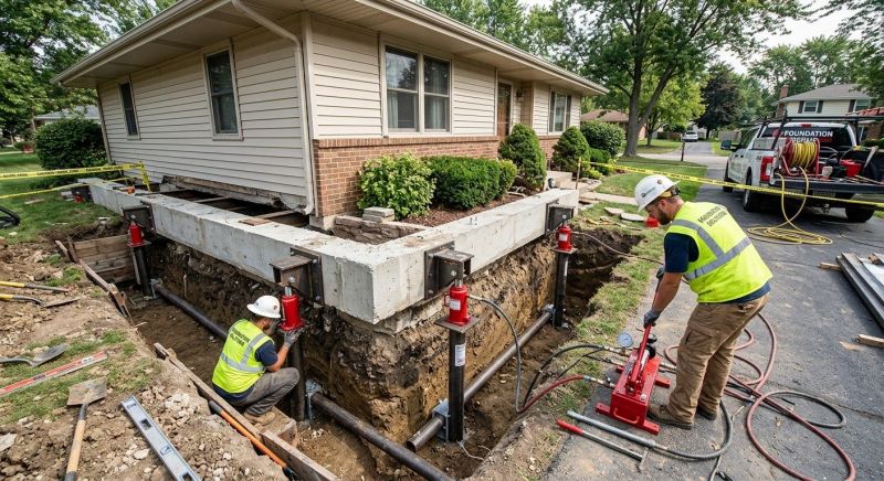 Foundation Jacking in Riverton, UT