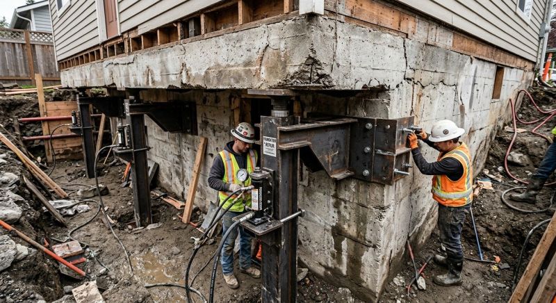 Foundation Lifting in South Jordan, UT