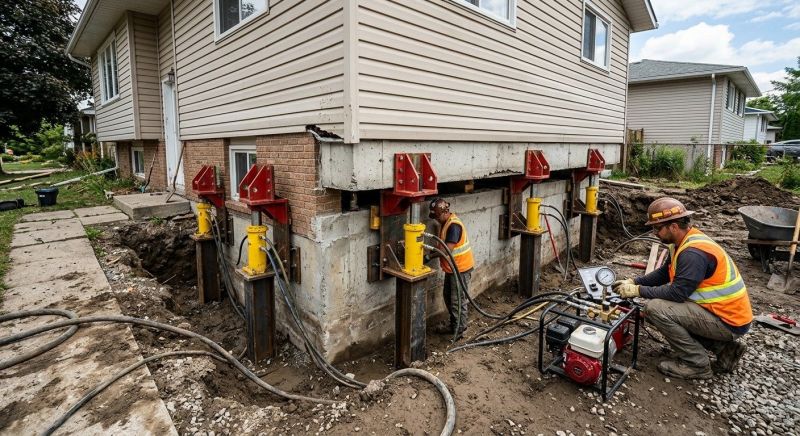 Foundation Lifting in Woods Cross, UT