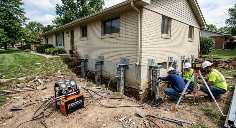 Foundation Pier Leveling in Salt Lake City, UT