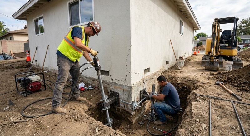Foundation Stabilizing in South Jordan, UT