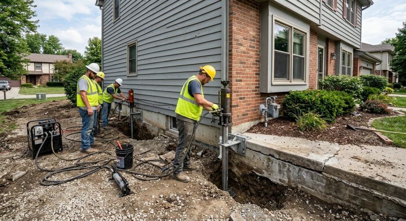 Foundation Stabilizing in Woods Cross, UT
