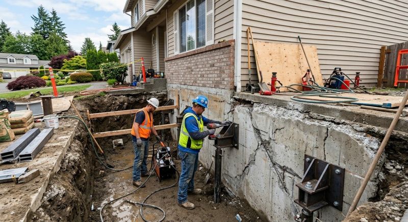 Foundation Structural Repair in Centerville, UT