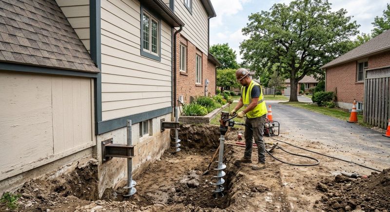 Helical Piers Installation in Salt Lake City, UT