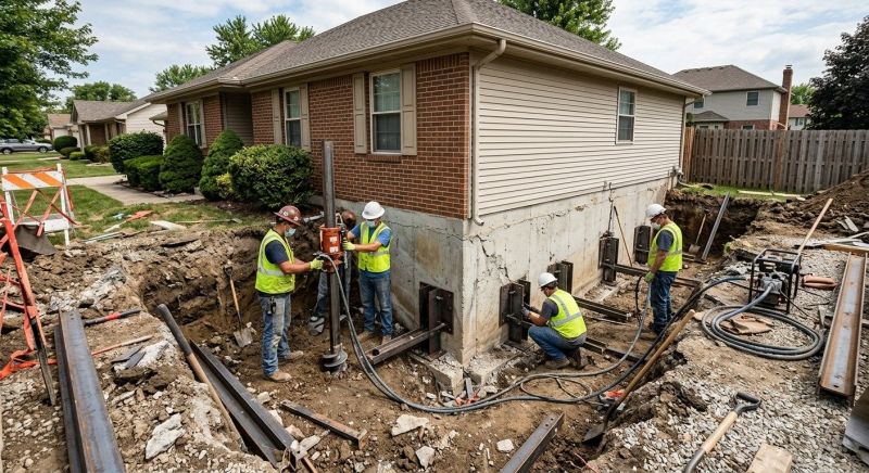 House Foundation Repair in Tooele County, UT
