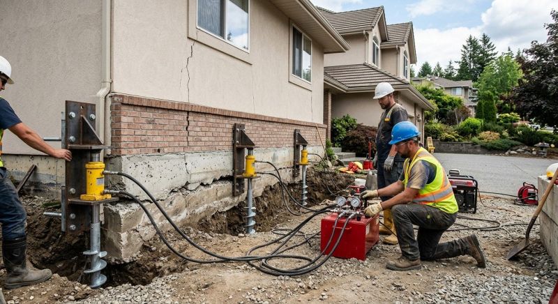 Sinking Foundation Lifting in Salt Lake City, UT