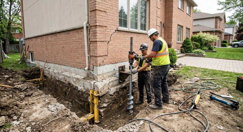 Sinking Foundation Repair in Bountiful, UT
