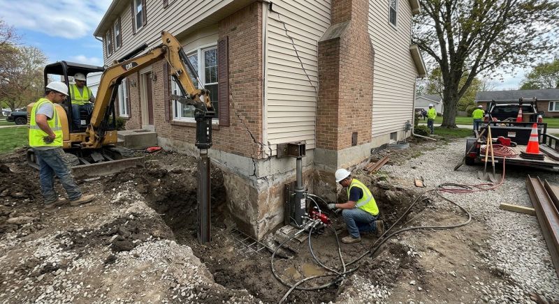 Sinking Foundation Repair in Centerville, UT