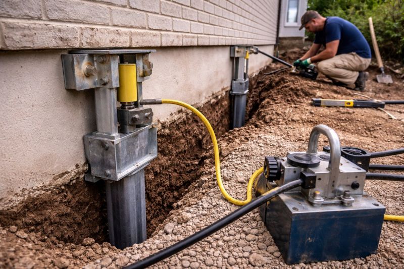 Sinking Foundation Repair in Midvale, UT