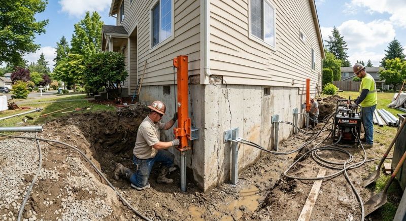 Sinking Foundation Repair in Tooele, UT